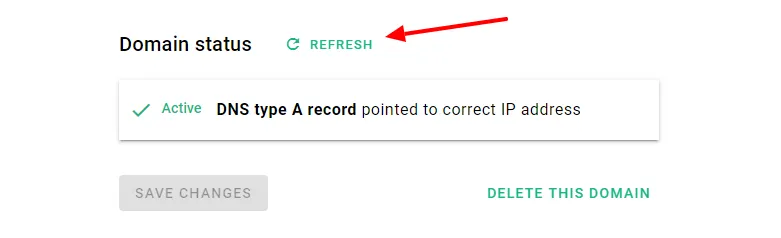 Short.cm DNS google domains