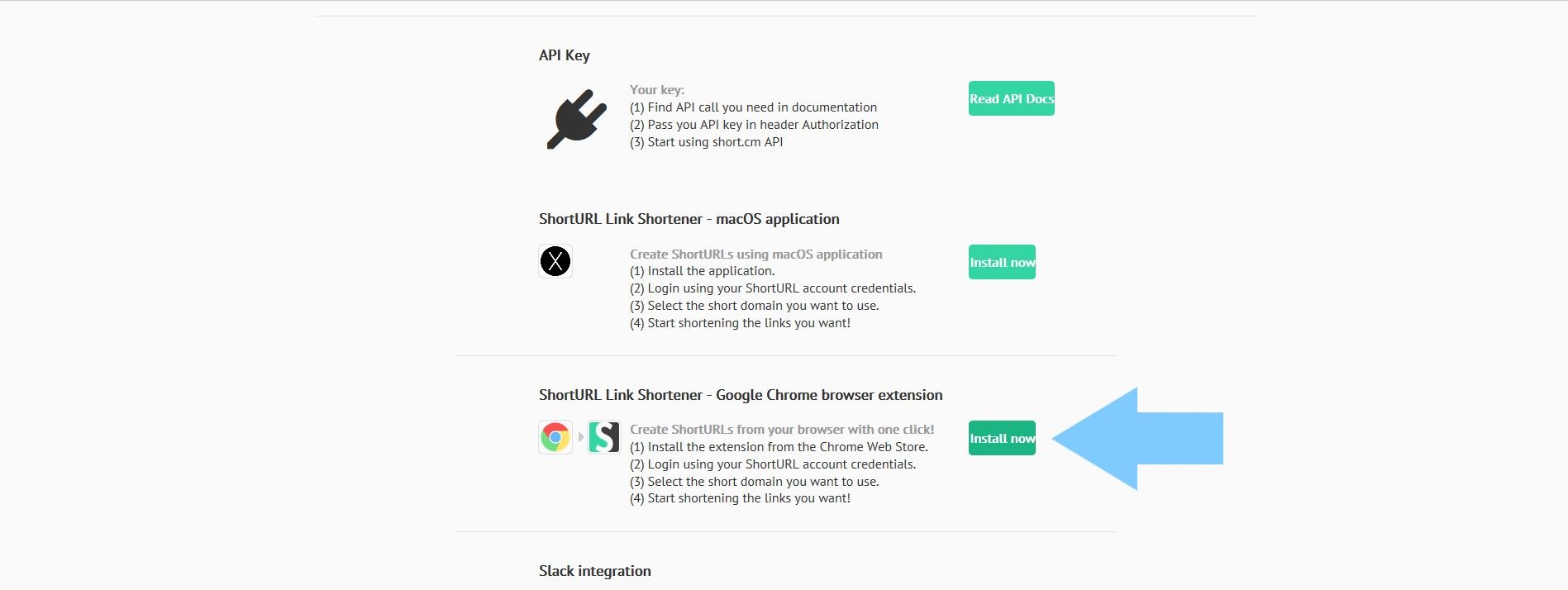 install-shortcm-extension