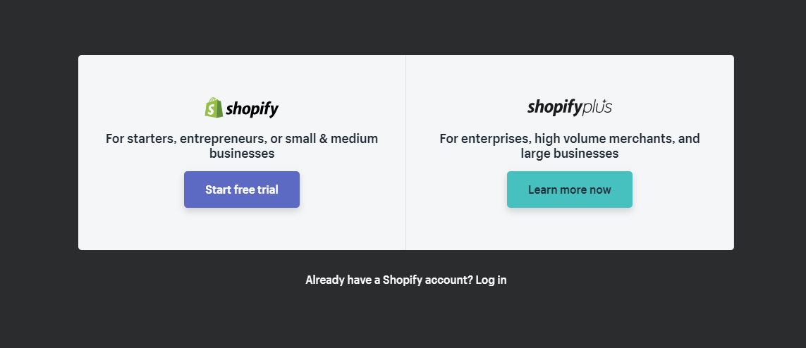 Shopify call to action