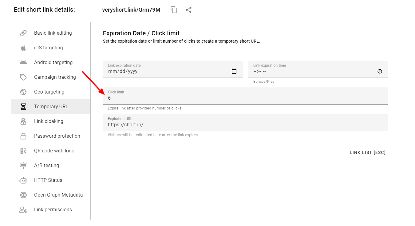 shortio-link-expiration