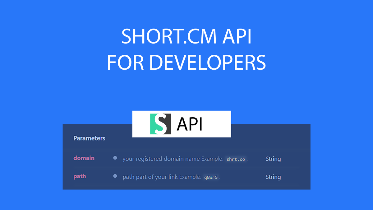 Create short links in your app with Short.cm API