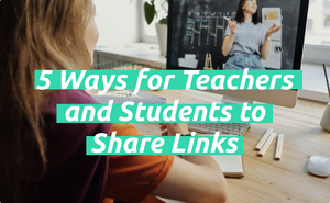 How do you share website links with students? I'm a big advocate for having  a class website so that everything is in one place.