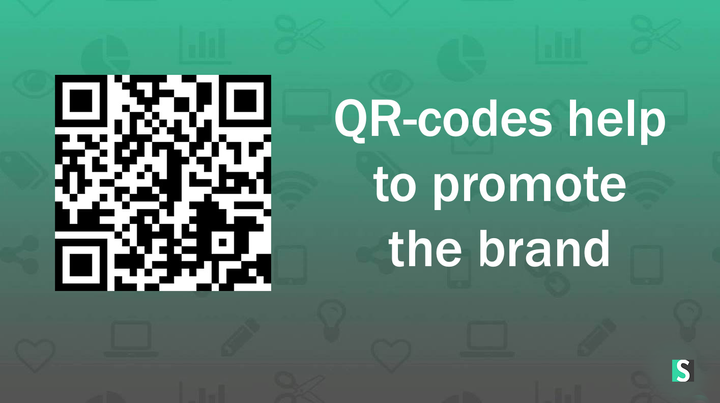 QR-codes help to promote the brand!