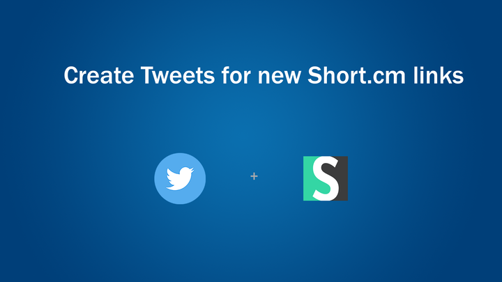 Short.cm and Twitter Zap